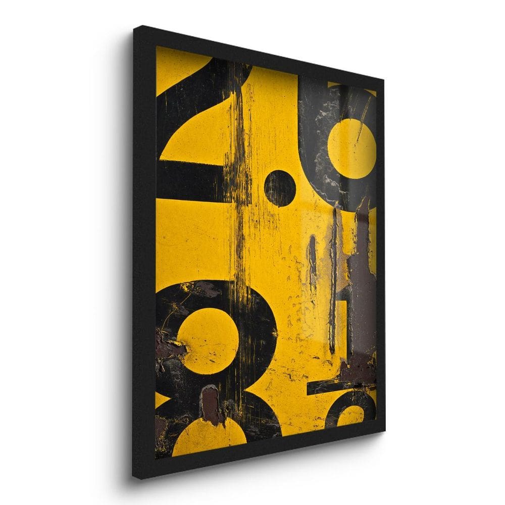 Quadro Decorativo Rua Estilo Banski 45X33 C/Vidro