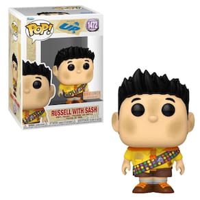 Boneco Funko Pop! Disney - UP- Russel com Distintivo