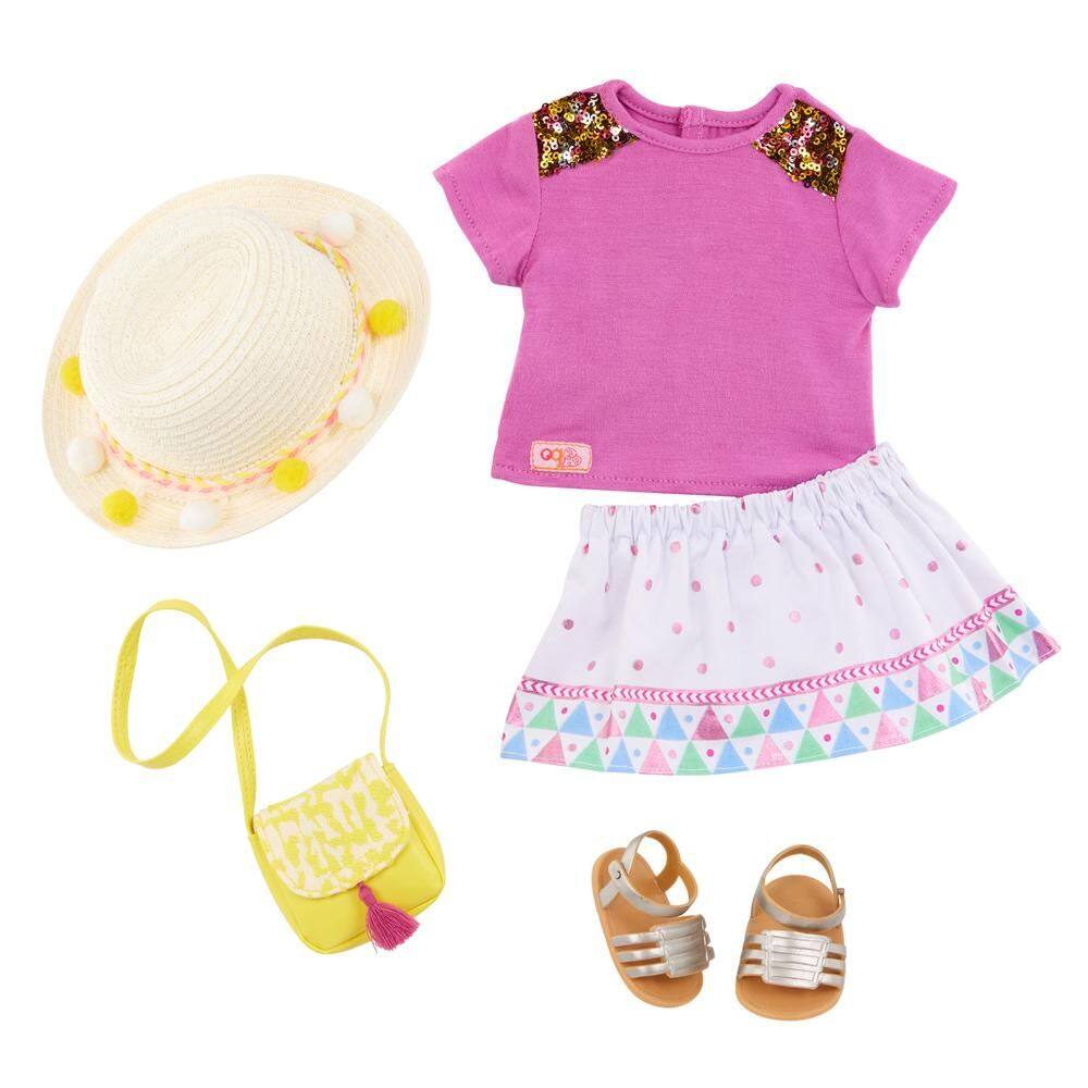 Conjunto de Roupa de Viagem Our Generation Vacation Style