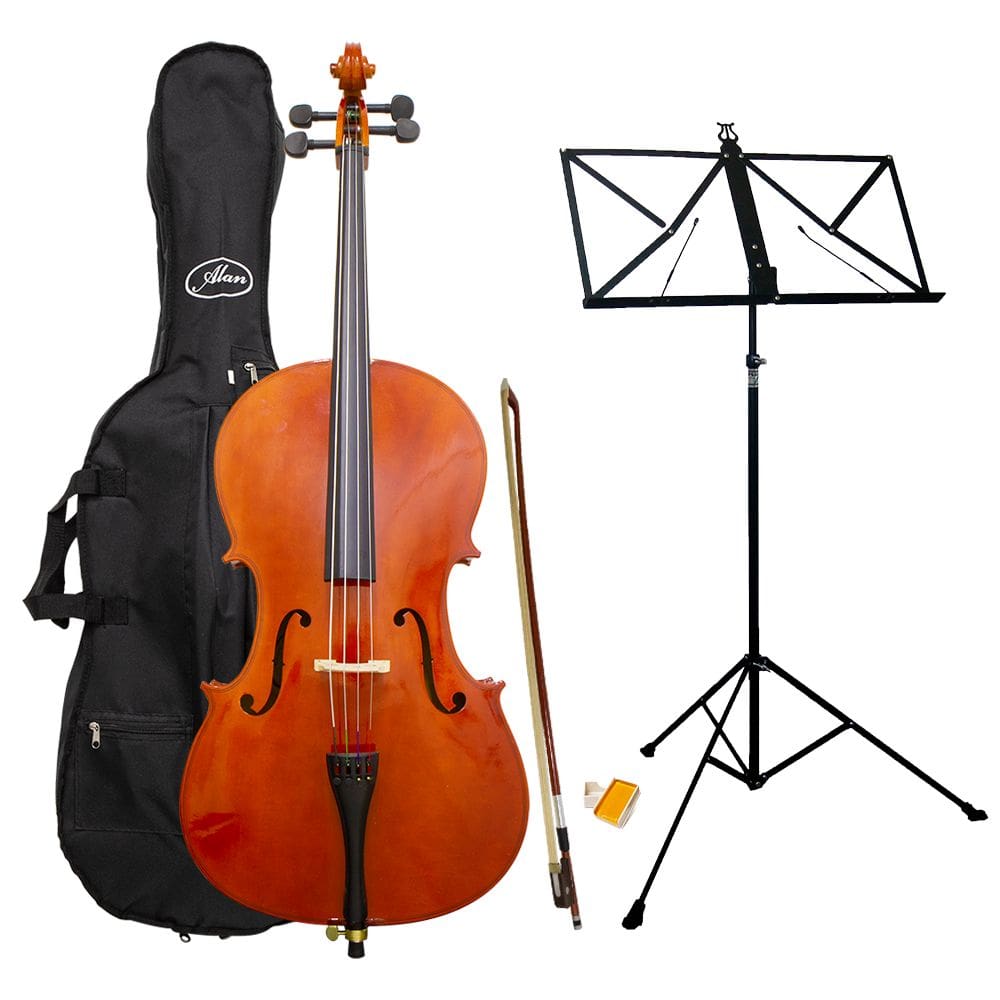 Kit Violoncelo AL 1210 4/4 Alan + Estante para Partitura S2