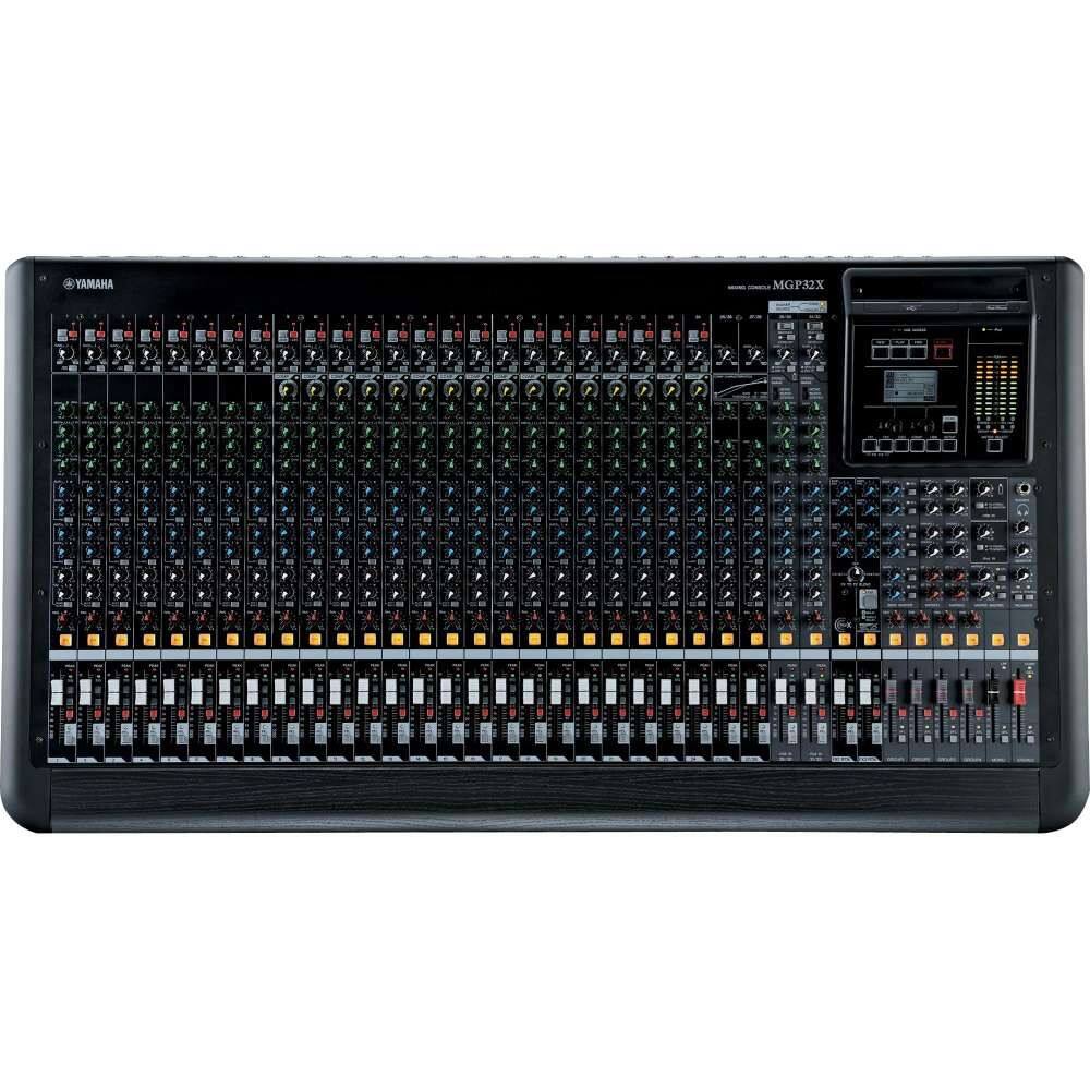 Mesa de Som Analógica MGP 32X Preta 32 Canais Yamaha