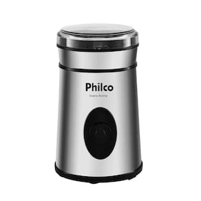 Moedor de Café Elétrico Philco Grano Aroma PMC01I, Capacidade 50g, Com Colher Dosadora