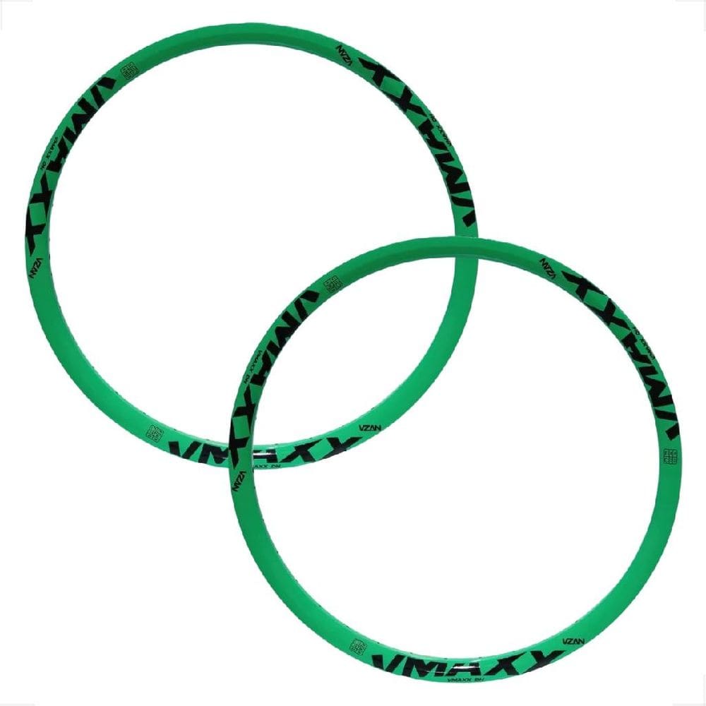 Par Aro Vzan Vmaxx Aro 26 DH Freio a Disco 36 Furos Verde Neon Bicicleta Montadinha Freeride manobras