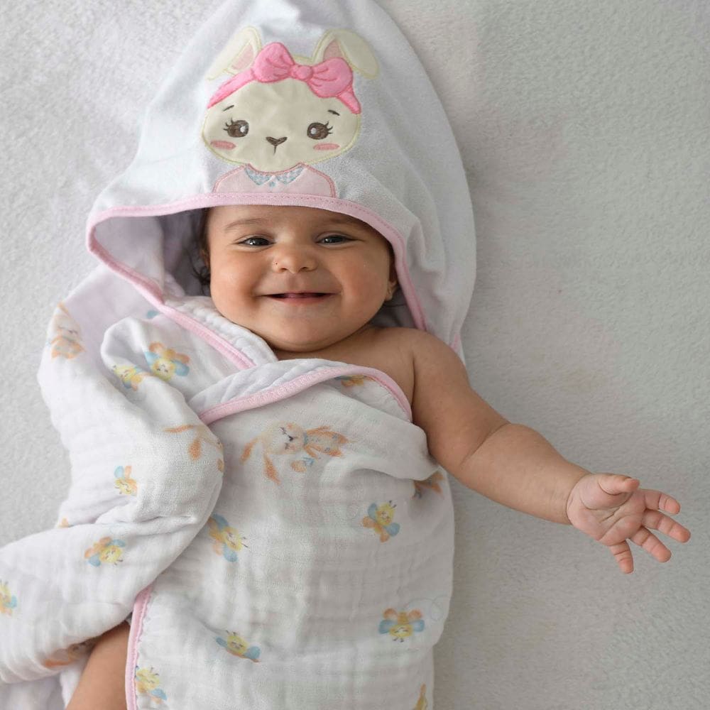 Toalha Com Capuz 75 cm x 90 cm Baby Joy
