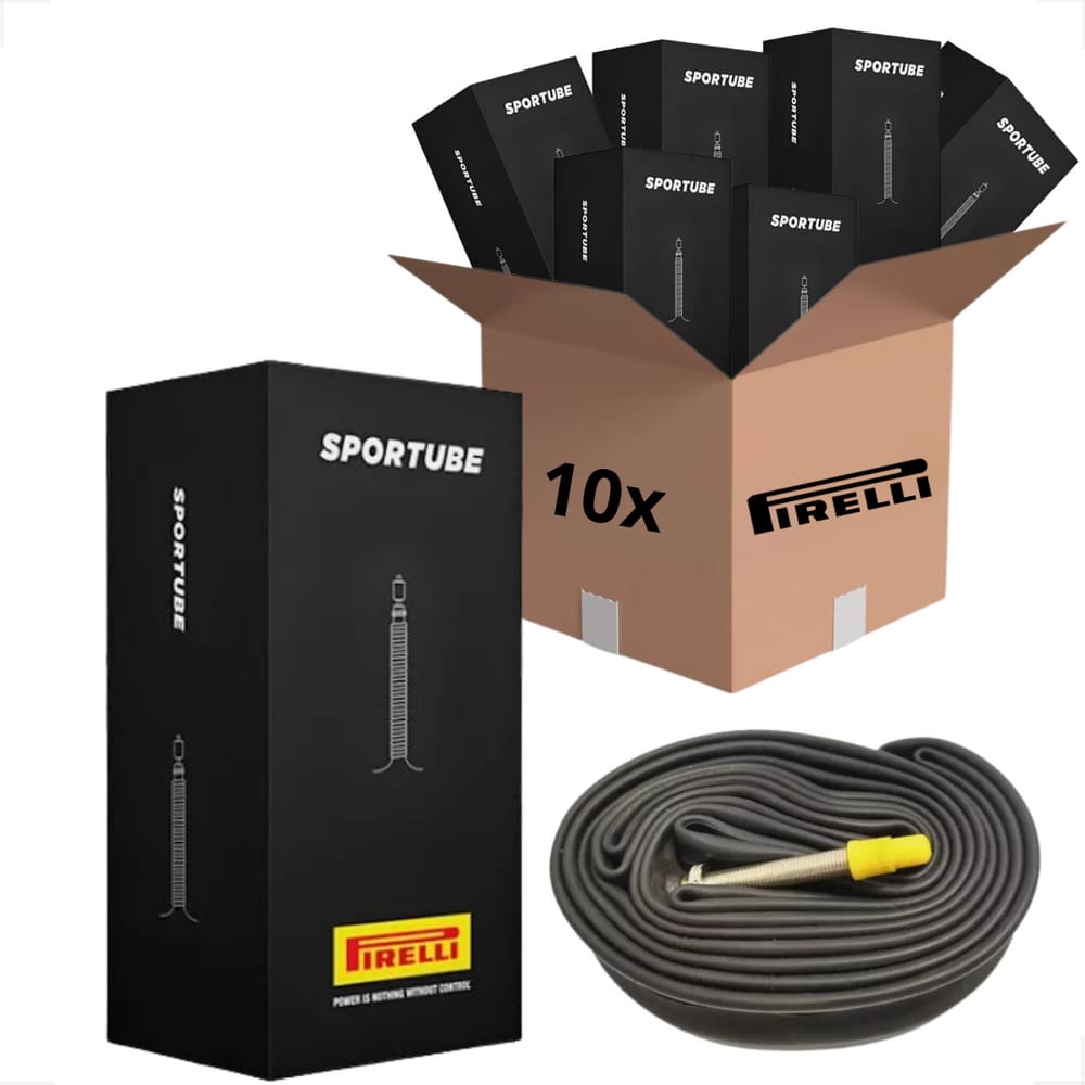 Kit 10 Unidades Camara De Ar Pirelli Sportube Aro 700 x 23 / 30 Bicicleta Speed Road