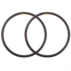 Par Pneu Bike 26 x 1.1 / 2 X 2 Barra Forte Monark Tropical Manga Turbo Pirelli Motorizada Montadinha
