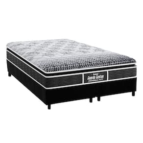 Cama Box King: Colchão Ortopédico Probel D28/Ep Guarda Costas Prómiddle Plus + Base Black(193X203)