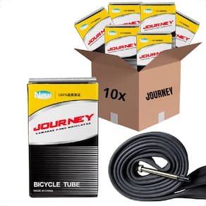 Kit 10 Unidades Camara De Ar Journey Aro 700 x 23 / 25 Bicicleta Speed Road