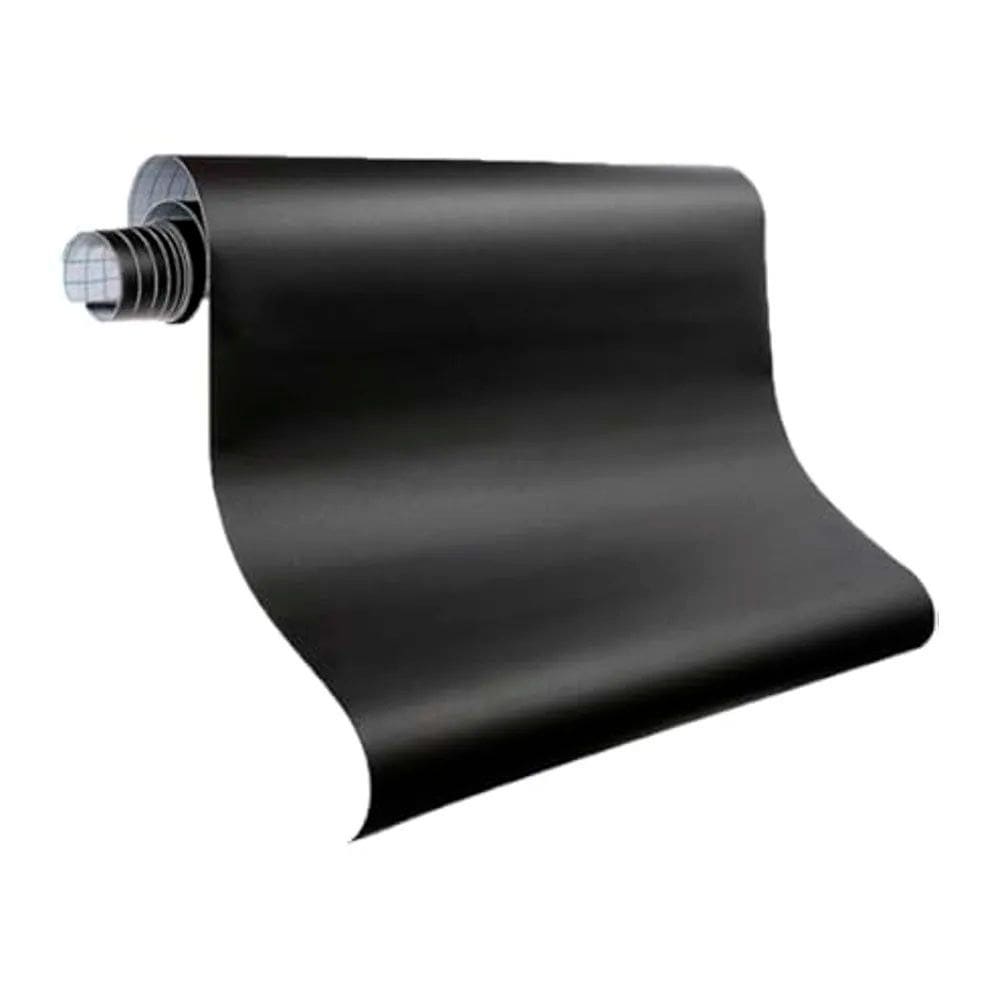 Rolo Plástico Adesivo PP Preto 45cmxMetro - Leonora