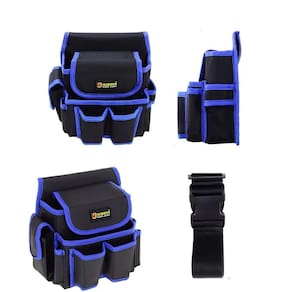 Pochete Porta Ferramentas Cinto Grande Tipo Cartucheira Para Eletricista Carpinteiro Multiuso Cinturao Resistente Obra