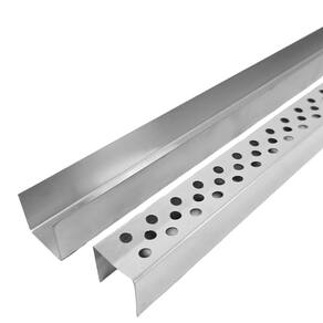 Grelha Linear Inox 304 Seca Ralo Estreito 3x100 Cocho Raso para Laje