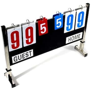 Placar De Mesa Marcador De Pontos Jogos Futebol Voley Tenis Basquete Placa Grande Em Aco