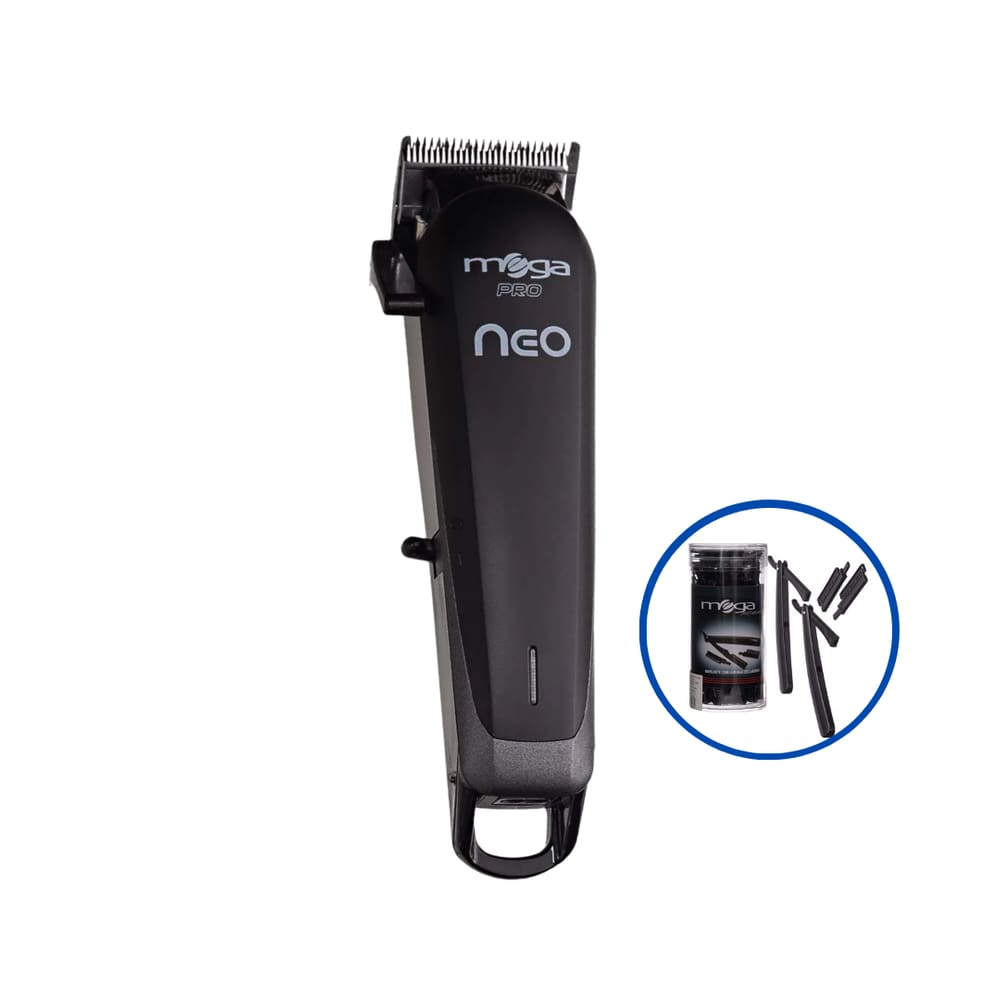 Maquina De Corte Mega Neo Cordless Bivolt + Kit Navalhetes Com Lâminas Descartáveis