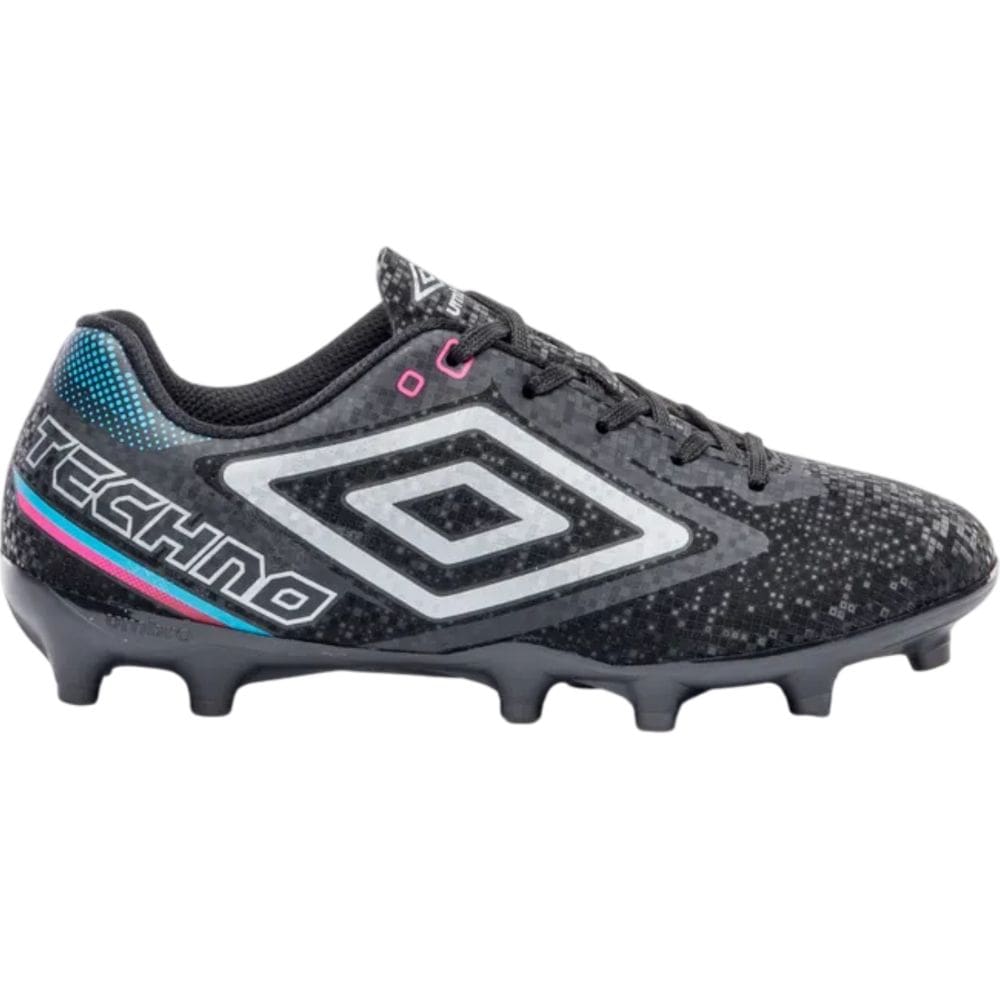 Chuteira Esportiva Infantil Menino Futebol Campo Jogo Treino Umbro Techno II Jr