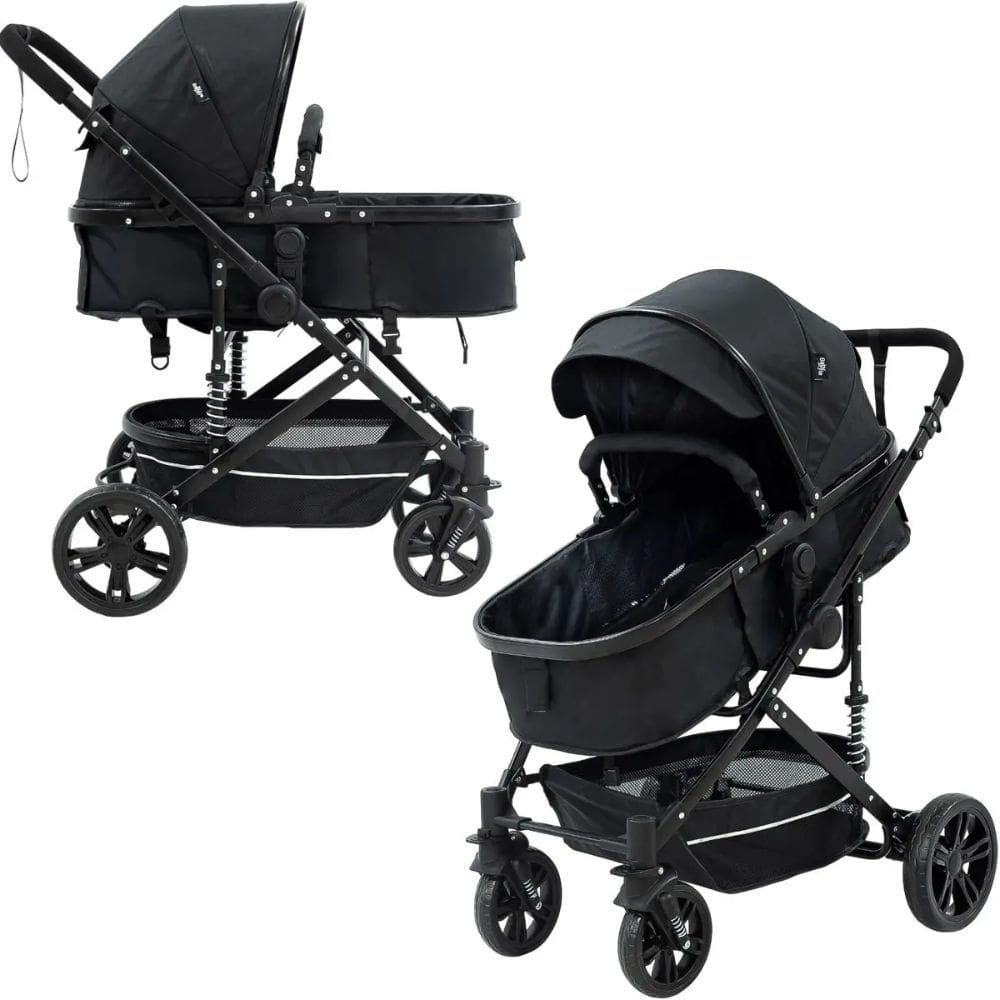 Carrinho De Bebe Wonder Preto - Baby Style