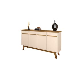 Aparador Buffet Opala Cinamomo Off White - Bechara Móveis