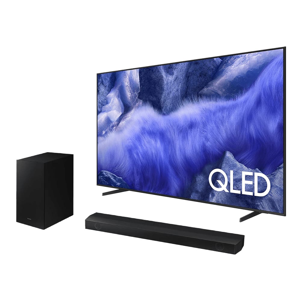 Combo Samsung Vision AI TV 55" QLED 4K QEF1 2025 + Soundbar HW-B550