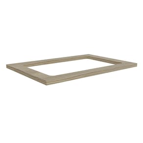 Tampo Para Balcao Cooktop 80 cm MDP E608 Nogueira Kappesberg