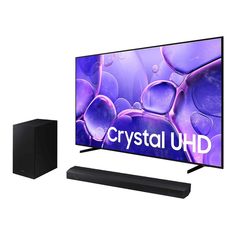 Combo Samsung Smart TV 65" Crystal UHD 4K U8100F 2025 + Soundbar HW-B550