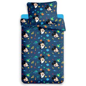 Jogo de Cama Solteiro Infantil Toque de Seda Mickey