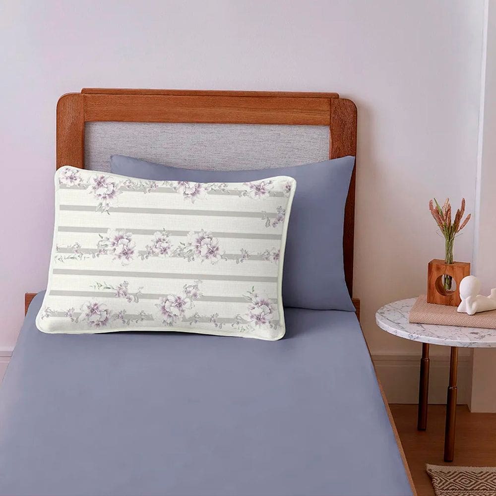 Jogo de Cama Solteiro Malha 100% Algodão Estampado 2 Peças Vivaldi