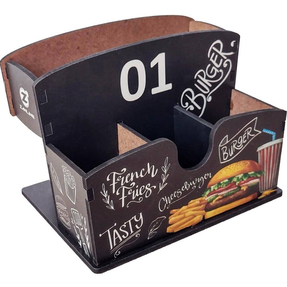 10 Porta Guardanapos e Sachês de Mesa em MDF Personalizados
