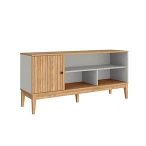 Rack com 1 Porta e 1 Prateleira para TV de até 55 Polegados