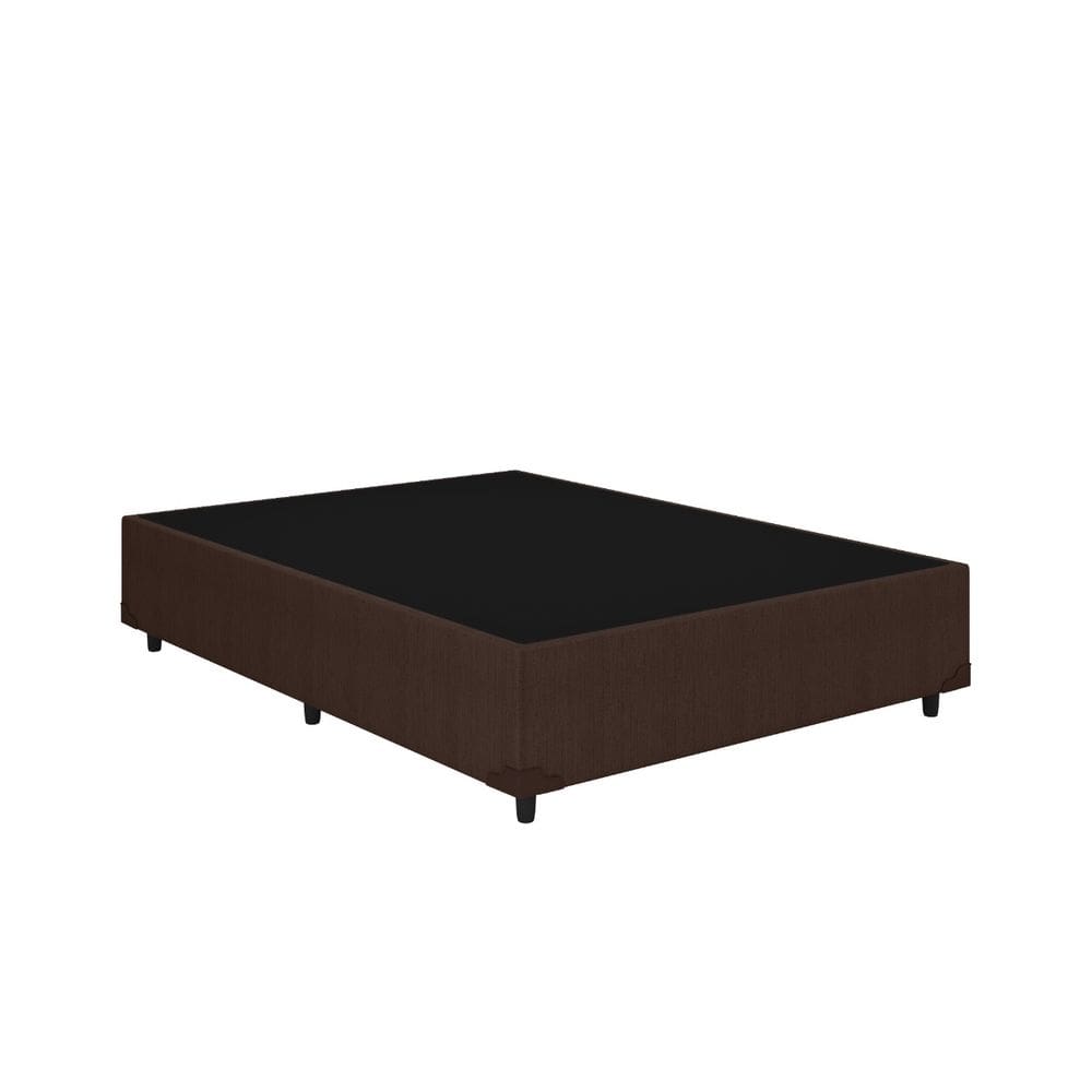 Base Box Casal Corino Marrom 138x188