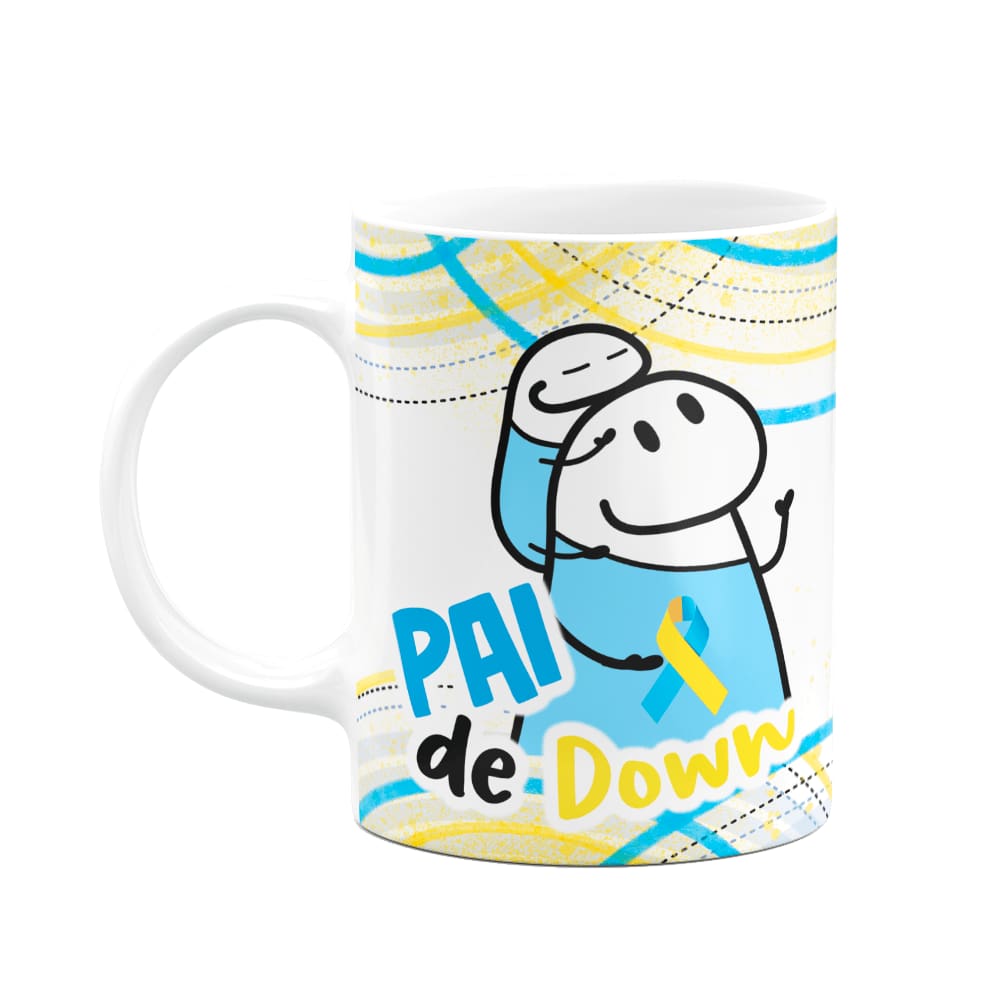 Caneca Flork Pais - Pai de Down - Menino