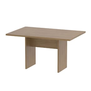 Mesa de Reunião para Escritório 136cm X 90cm Me Amendoa