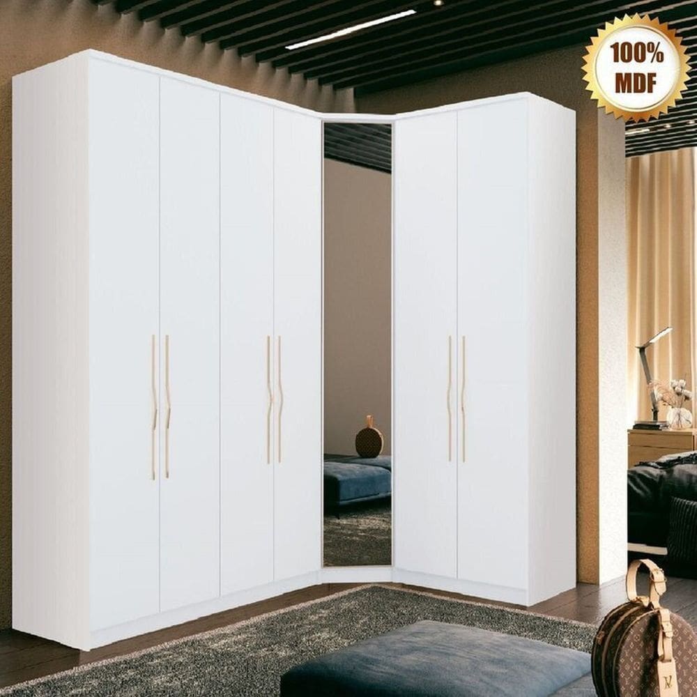 Guarda-roupa Modulado 3 Peças Decor Branco