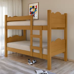 Beliche para Quarto Solteiro Pequim Marrom