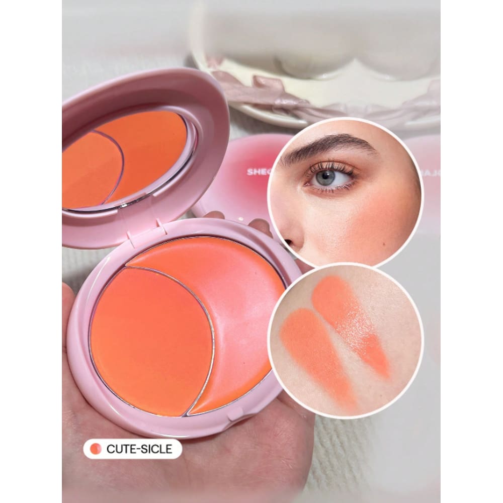Duo de Blush Cremoso e Pó - Sheglam