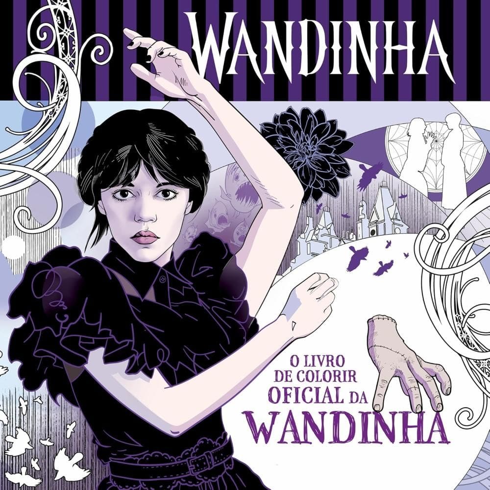 O livro de colorir oficial da Wandinha (0506)