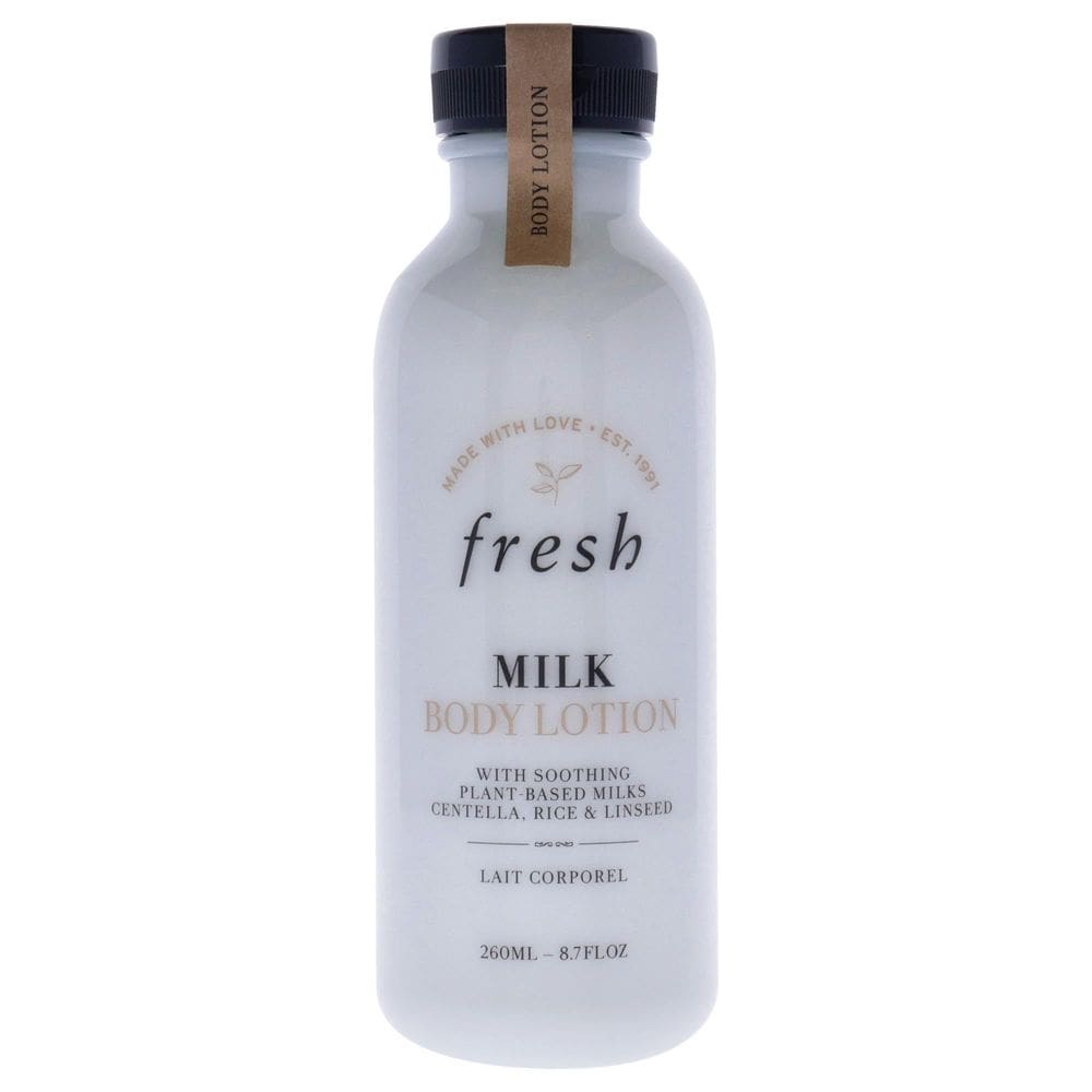 Loção corporal de leite fresco para mulheres 260ml