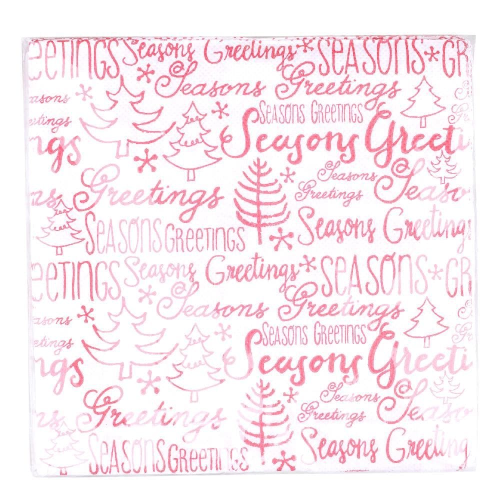 Guardanapo Natalino Decorado 33x33cm Cazza