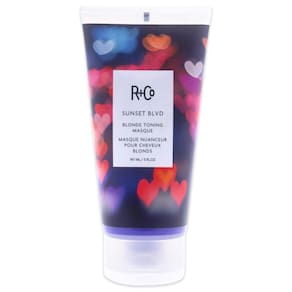 Máscara tonificante de cabelo R+Co SUNSET BLVD para cabelos loiros