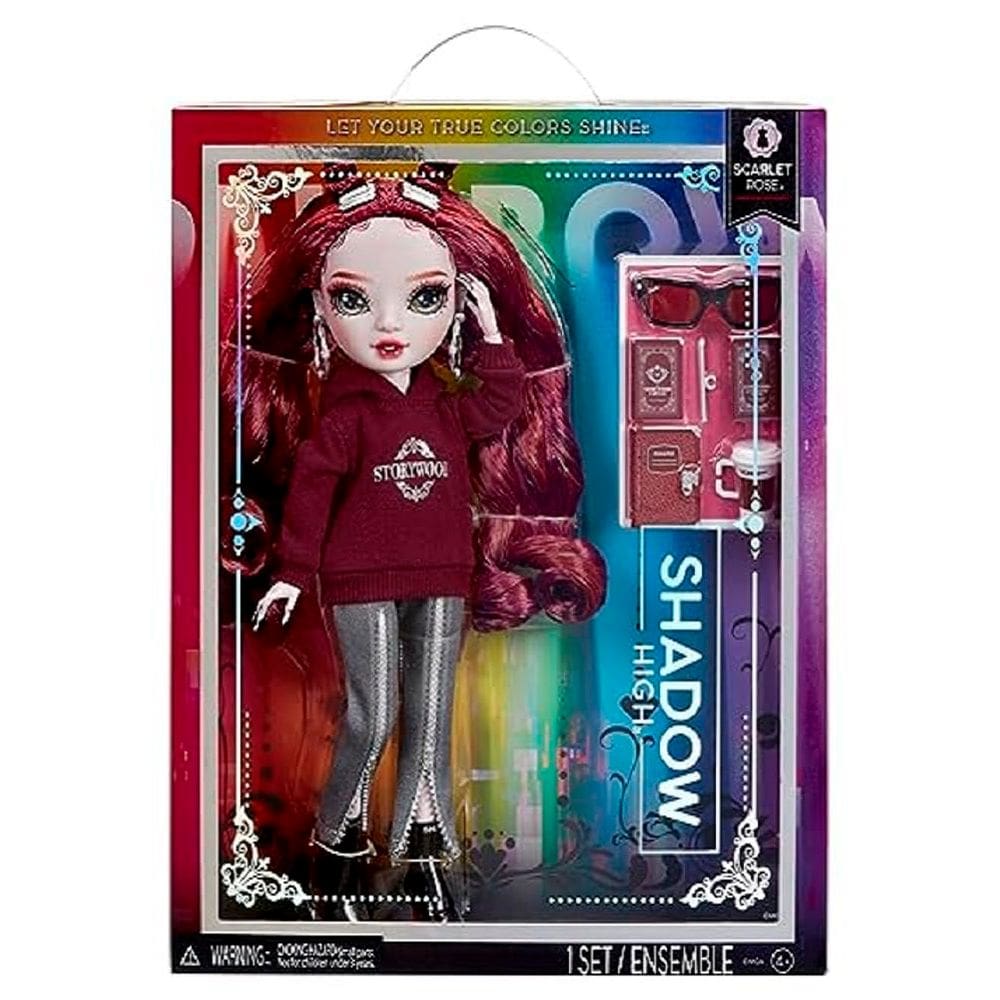 Boneca de moda Rainbow High Shadow High Scarlett Red