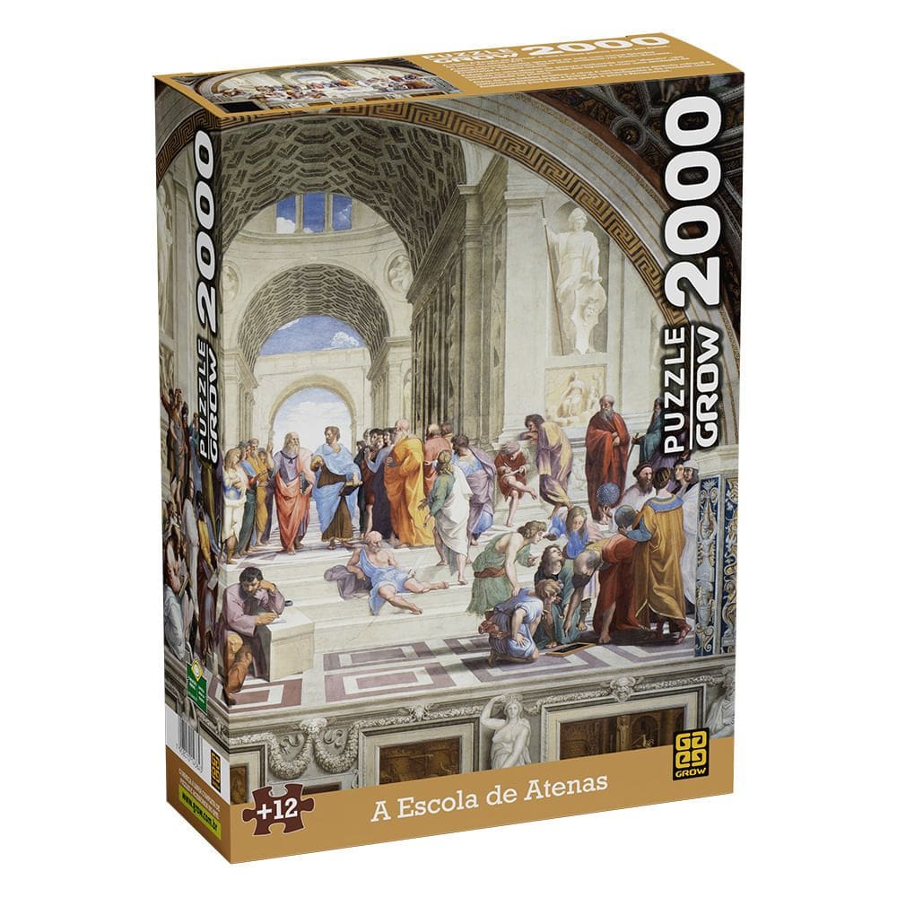 Qc 2000 Pcs - A Escola De Atenas