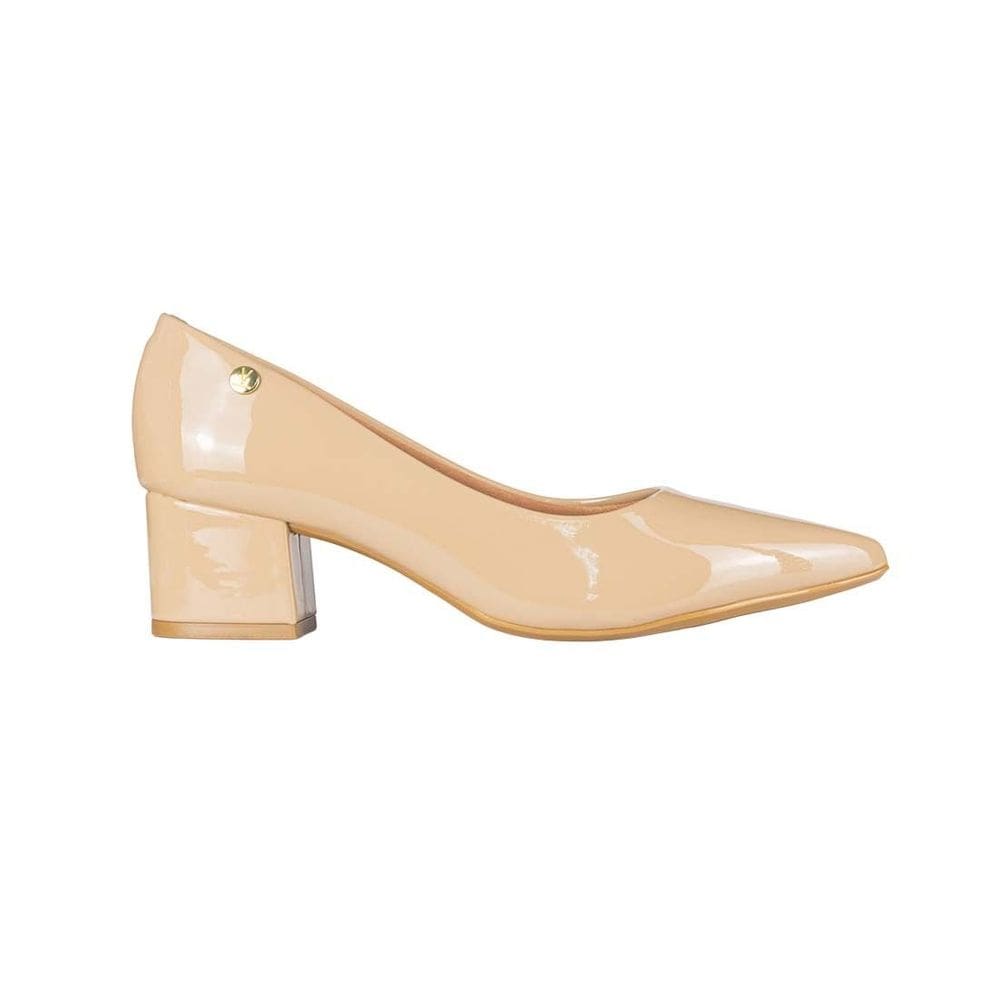 Sapato Scarpin Vizzano Salto Bloco Verniz