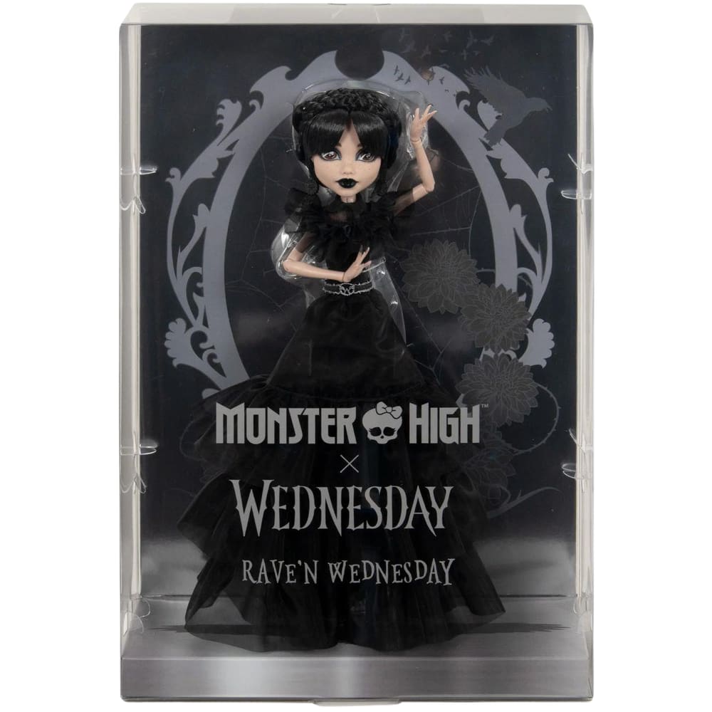 Boneca Monster High Wandinha Addams Raven Dress HXJ03 Mattel
