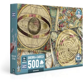 Quebra-cabeça: Astronomia - 500 peças - Game Office -Toyster