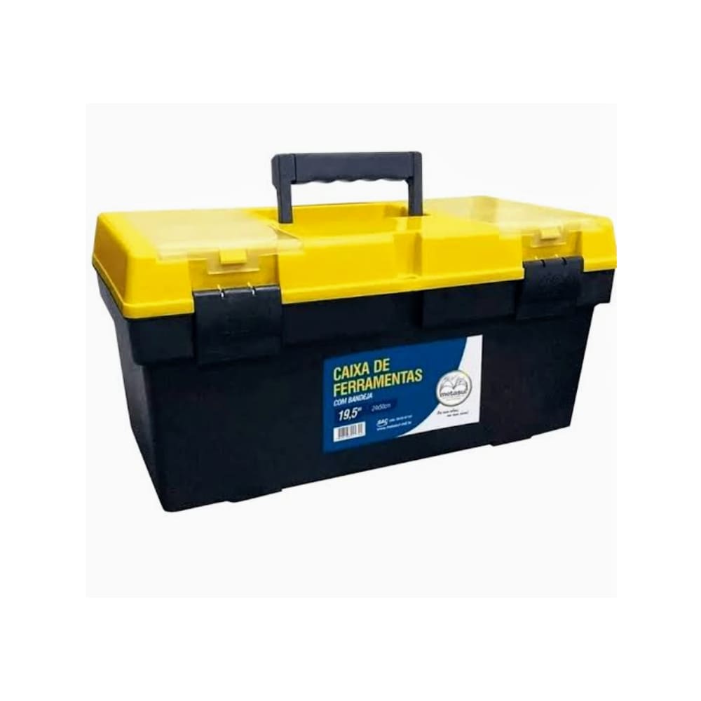 Caixa De Ferramentas 19,5" - Preto Amarelo