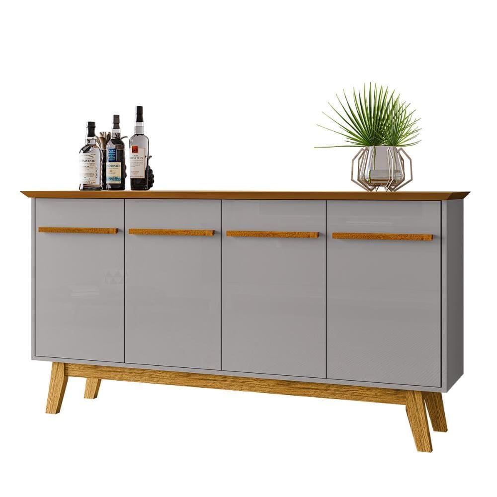 Aparador Buffet Sala de Estar Opala 4 Portas