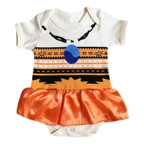 Body Bebe Moana Tematico  Mesversario Fantasia