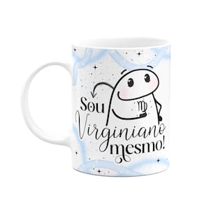 Caneca Flork Signos Virgem - Sou virginiano mesmo