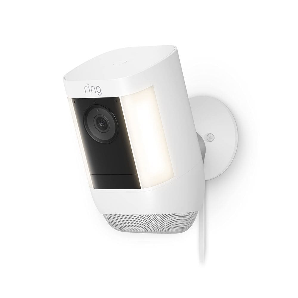 Câmera de segurança Ring Spotlight Cam Pro Plug-In White 2022
