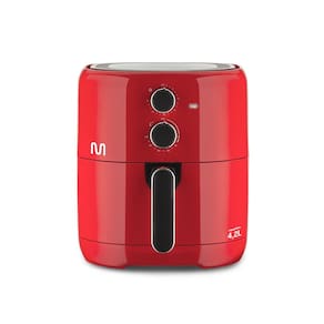 Fritadeira Elétrica Air Fryer 4,2 Litros 1500w 220v Vermelha Multi - GO210