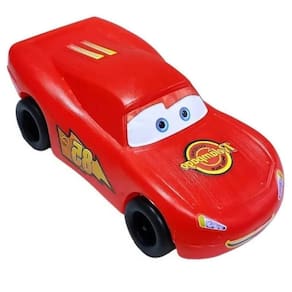 Carro Relâmpago Cars Mcqueen Plástico Tamanho Grande - Carrinho Macqueen Carros Vermelho Grande Menino - Plástico PANAMI