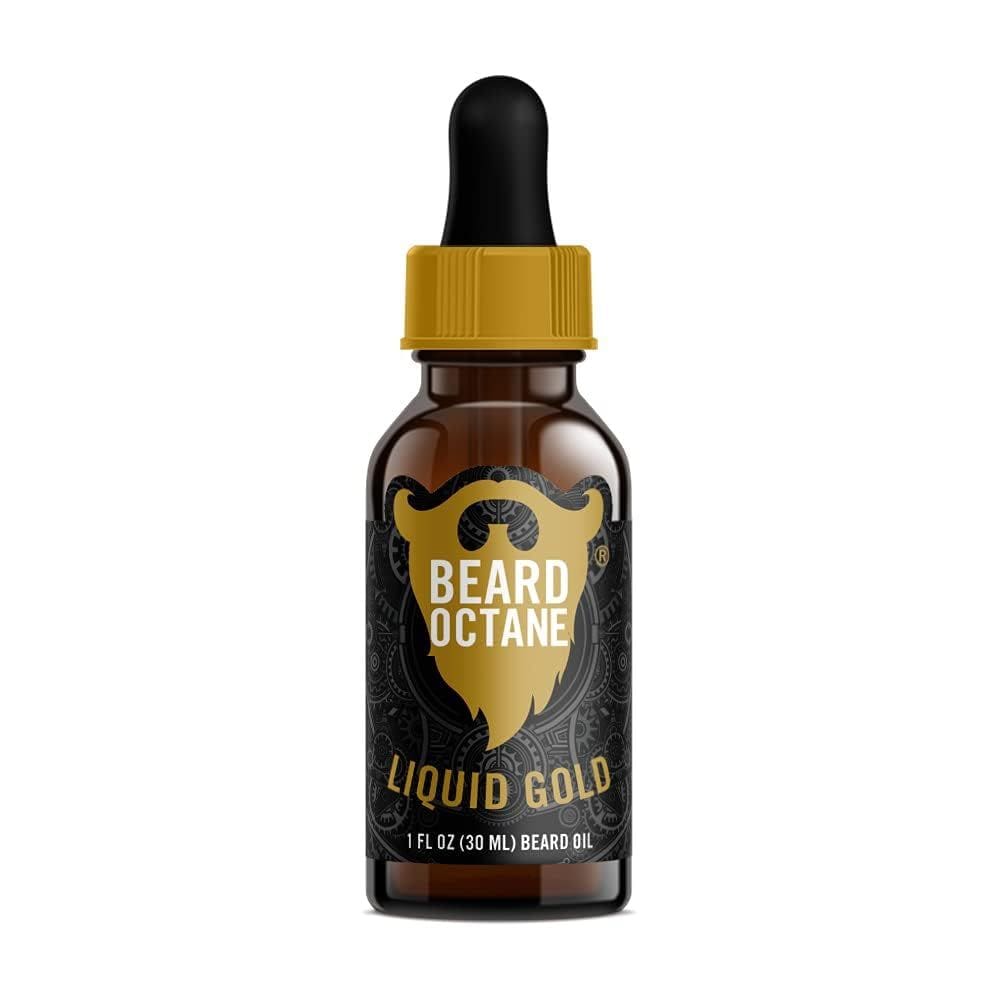 Óleo de barba Beard Octane Liquid Gold com óleo de argan 30ml EUA